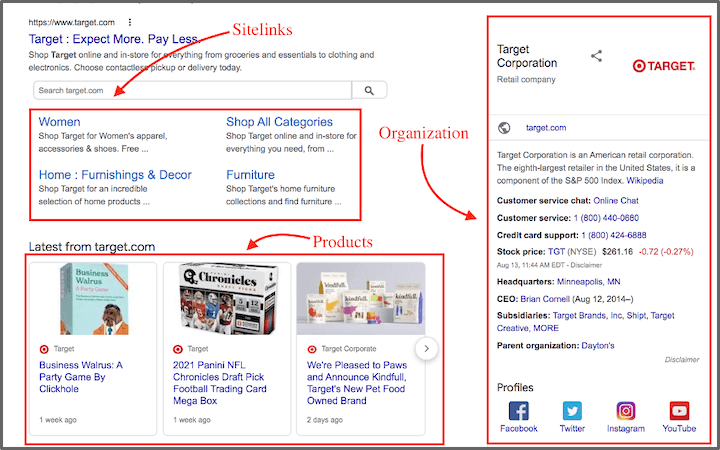 9. Use schema markup to increase CTR: